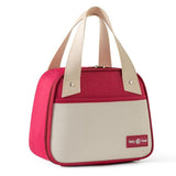 Maxbell Insulated Cooler Bag Portable Cooler Tote Bag for Camping Work Beach Outings Pink