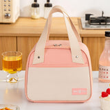 Maxbell Insulated Cooler Bag Portable Cooler Tote Bag for Camping Work Beach Outings Pink
