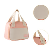 Maxbell Insulated Cooler Bag Portable Cooler Tote Bag for Camping Work Beach Outings Pink