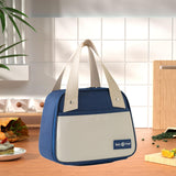 Maxbell Insulated Cooler Bag Portable Cooler Tote Bag for Camping Work Beach Outings Navy