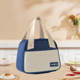 Maxbell Insulated Cooler Bag Portable Cooler Tote Bag for Camping Work Beach Outings Navy