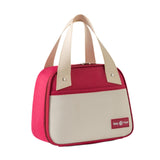 Maxbell Insulated Cooler Bag Portable Cooler Tote Bag for Camping Work Beach Outings Burgundy