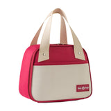 Maxbell Insulated Cooler Bag Portable Cooler Tote Bag for Camping Work Beach Outings Burgundy