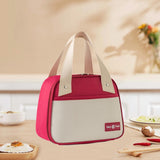 Maxbell Insulated Cooler Bag Portable Cooler Tote Bag for Camping Work Beach Outings Burgundy