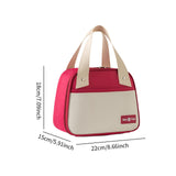Maxbell Insulated Cooler Bag Portable Cooler Tote Bag for Camping Work Beach Outings Burgundy