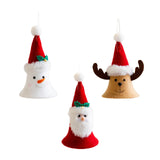 Maxbell Christmas Doll Bells Pendant Christmas Decoration for Study Room Door Window Santa