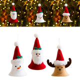 Maxbell Christmas Doll Bells Pendant Christmas Decoration for Study Room Door Window Santa