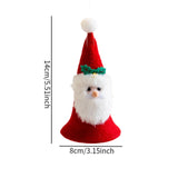 Maxbell Christmas Doll Bells Pendant Christmas Decoration for Study Room Door Window Santa