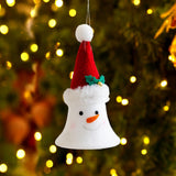 Maxbell Christmas Doll Bells Pendant Christmas Decoration for Study Room Door Window Snowman