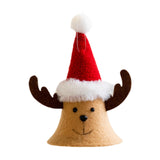 Maxbell Christmas Doll Bells Pendant Christmas Decoration for Study Room Door Window Elk