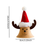 Maxbell Christmas Doll Bells Pendant Christmas Decoration for Study Room Door Window Elk