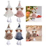 Maxbell Christmas Tree Hanging Ornament Angel Doll Pendant for Celebration Fireplace White