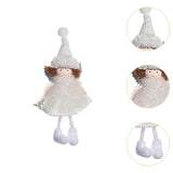 Maxbell Christmas Tree Hanging Ornament Angel Doll Pendant for Celebration Fireplace White