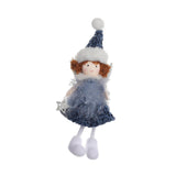 Maxbell Christmas Tree Hanging Ornament Angel Doll Pendant for Celebration Fireplace Blue