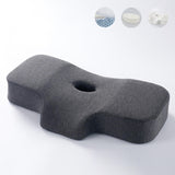 Maxbell Neck Pillow Washable Memory Foam Breathable Lightweight Cervical Pillow Dark Gray