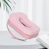 Maxbell Napping Pillow for Desk Supplies Face Down Pillow for Boys Classroom Resting Pink