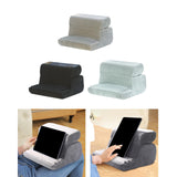 Maxbell Tablet Pillow Stand for Lap Phone Holder Rack for Airplane Travel Bed Ground Grey