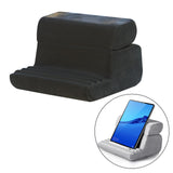 Maxbell Tablet Pillow Stand for Lap Phone Holder Rack for Airplane Travel Bed Ground Black