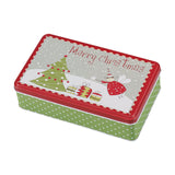 Maxbell Christmas Tin Box Gift Box Cute Case for Christmas Party Favor Holiday Christmas Tree