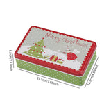 Maxbell Christmas Tin Box Gift Box Cute Case for Christmas Party Favor Holiday Christmas Tree