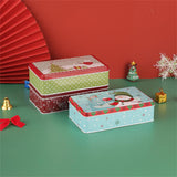 Maxbell Christmas Tin Box Gift Box Cute Case for Christmas Party Favor Holiday Christmas Tree