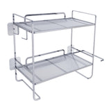 Maxbell over The Toilet Storage Shelf Portable Storage Rack for Dorm Farmhouse Hotel Silver
