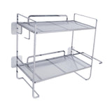 Maxbell over The Toilet Storage Shelf Portable Storage Rack for Dorm Farmhouse Hotel Silver