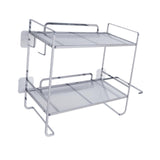 Maxbell over The Toilet Storage Shelf Portable Storage Rack for Dorm Farmhouse Hotel Silver