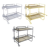 Maxbell over The Toilet Storage Shelf Portable Storage Rack for Dorm Farmhouse Hotel Silver