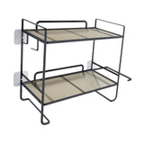 Maxbell over The Toilet Storage Shelf Portable Storage Rack for Dorm Farmhouse Hotel Black
