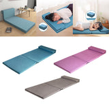 Maxbell Foldable Futon Mattress Ultralight Floor Mattress for Dormitory Tent Fishing blue