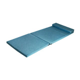 Maxbell Foldable Futon Mattress Ultralight Floor Mattress for Dormitory Tent Fishing blue