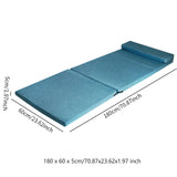 Maxbell Foldable Futon Mattress Ultralight Floor Mattress for Dormitory Tent Fishing blue