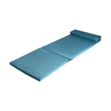 Maxbell Foldable Futon Mattress Ultralight Floor Mattress for Dormitory Tent Fishing blue