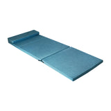 Maxbell Foldable Futon Mattress Ultralight Floor Mattress for Dormitory Tent Fishing blue