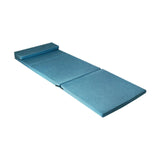 Maxbell Foldable Futon Mattress Ultralight Floor Mattress for Dormitory Tent Fishing blue