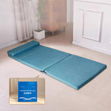 Maxbell Foldable Futon Mattress Ultralight Floor Mattress for Dormitory Tent Fishing blue