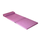 Maxbell Foldable Futon Mattress Ultralight Floor Mattress for Dormitory Tent Fishing purple