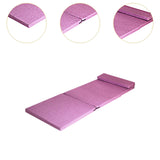 Maxbell Foldable Futon Mattress Ultralight Floor Mattress for Dormitory Tent Fishing purple