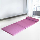 Maxbell Foldable Futon Mattress Ultralight Floor Mattress for Dormitory Tent Fishing purple