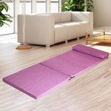 Maxbell Foldable Futon Mattress Ultralight Floor Mattress for Dormitory Tent Fishing purple