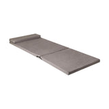 Maxbell Foldable Futon Mattress Ultralight Floor Mattress for Dormitory Tent Fishing gray