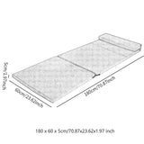 Maxbell Foldable Futon Mattress Ultralight Floor Mattress for Dormitory Tent Fishing gray