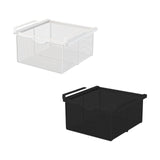Maxbell Hanging Pullout Drawer Basket Rack Closet Holder for Pantry Cupboard Bedroom White