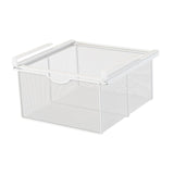 Maxbell Hanging Pullout Drawer Basket Rack Closet Holder for Pantry Cupboard Bedroom White