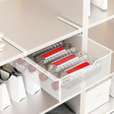 Maxbell Hanging Pullout Drawer Basket Rack Closet Holder for Pantry Cupboard Bedroom White