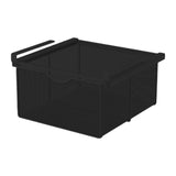 Maxbell Hanging Pullout Drawer Basket Rack Closet Holder for Pantry Cupboard Bedroom Black
