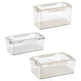 Maxbell Food Storage Container Reusable Fruit Lunch Box for Home Kitchen Adults 3.8L White