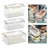Maxbell Food Storage Container Reusable Fruit Lunch Box for Home Kitchen Adults 3.8L White
