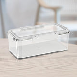 Maxbell Food Storage Container Reusable Fruit Lunch Box for Home Kitchen Adults 3.8L White